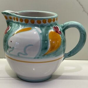 Solimene Vietri Campagna ceramic pitcher